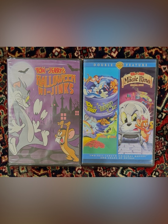 Warner Bros. Other - TOM & JERRY HALLOWEEN HI-JINKS /WIZARD OF OZ/THE MAJIC RING DVDS